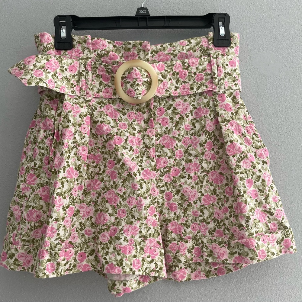 Sezane Rome Short in Peonies